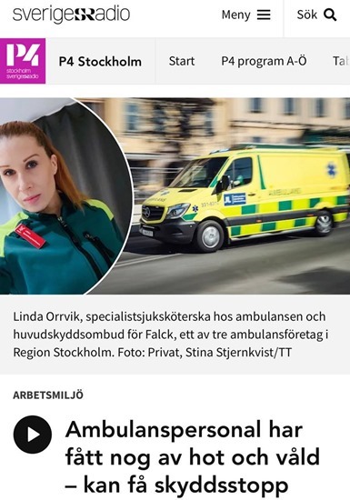 В столице Швеции медики боятся выезжать на вызовы в определенные районы из-за угроз и насилия