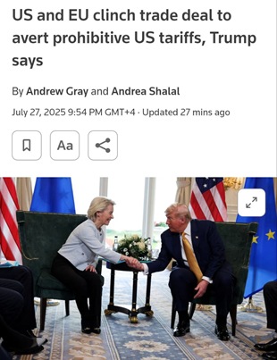 Трамп разоряет Евросоюз