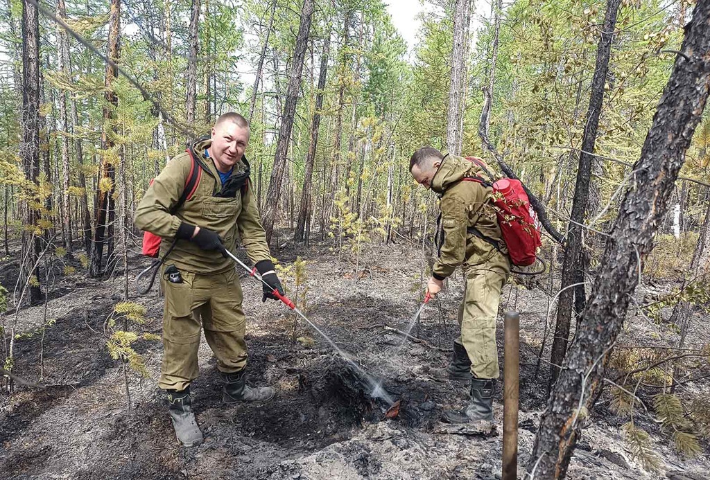 АО «РНГ» оказало помощь в тушении лесных пожаров в Якутии