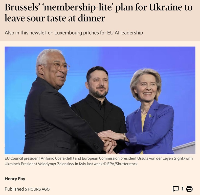 Послы стран ЕС готовят демарш: план ускоренного вступления Украины вызывает &laquo;подавляющую негативную реакцию&raquo;